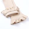 Toddler Girls Flare Slim Leggings Ruffle Bell Bottoms Yoga Bootcut Pants Pull on High Elastic Waist (Beige, 6-7 Years) view 2