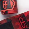 PR Personal Record Heavy Duty Premium Wrist Wraps, More Elasticity, Reinforced Stitching, Extra Wide Strap, Strong Thumb Loop, Larry Wheels Weightlifting Wraps, Lifting Wrist Wraps (Red Camo) view 4