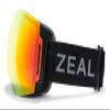 Zeal Optics Cloudfall XL Ski & Snowboard Goggle for Men & Women w/Interchangeable Bonus Lens, OTG, Anti-Fog, Dark Night/Phoenix Mirror view 3