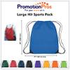 PromotionPros Large Hit Sports Pack Add Customized With Text Name or Personalized Image $3.67 Each - Sold in Pack of 150 - BLACK view 3