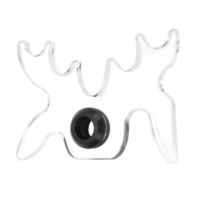 Keenso Billiard Bridge Head, Portable Clear Bridge Head for Pool Table, Suitable for Most Billiard Cues