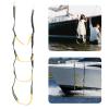 4 Step Boat Rope Ladder, Canoeing Rope Ladder, Folding Swim Ladder with Anti Slip Steps, for Sailboat Kayak view 4