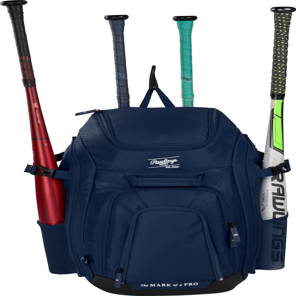 Rawlings | LEGION 2.0 Player's Backpack | Baseball/Softball | NAVY