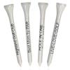 2  Bamboo Golf Tees, Customizable Golf Tees with 24 Characters for Messages Imprinted in Your Chosen Color,Pack of 1000,White view 1