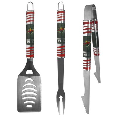 Siskiyou Sports NHL Minnesota Wild 3 pc Tailgater BBQ Tools, One Size, Team Colors