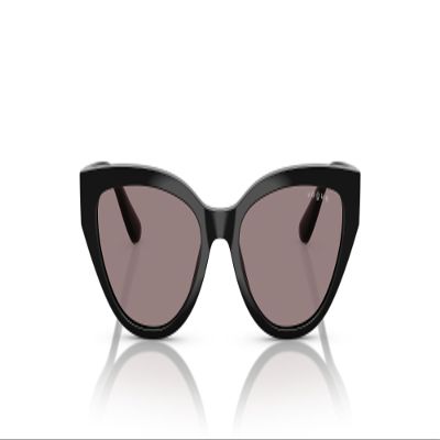 Vogue Eyewear VJ2026 Sunglasses, Black/Violet, 50 mm