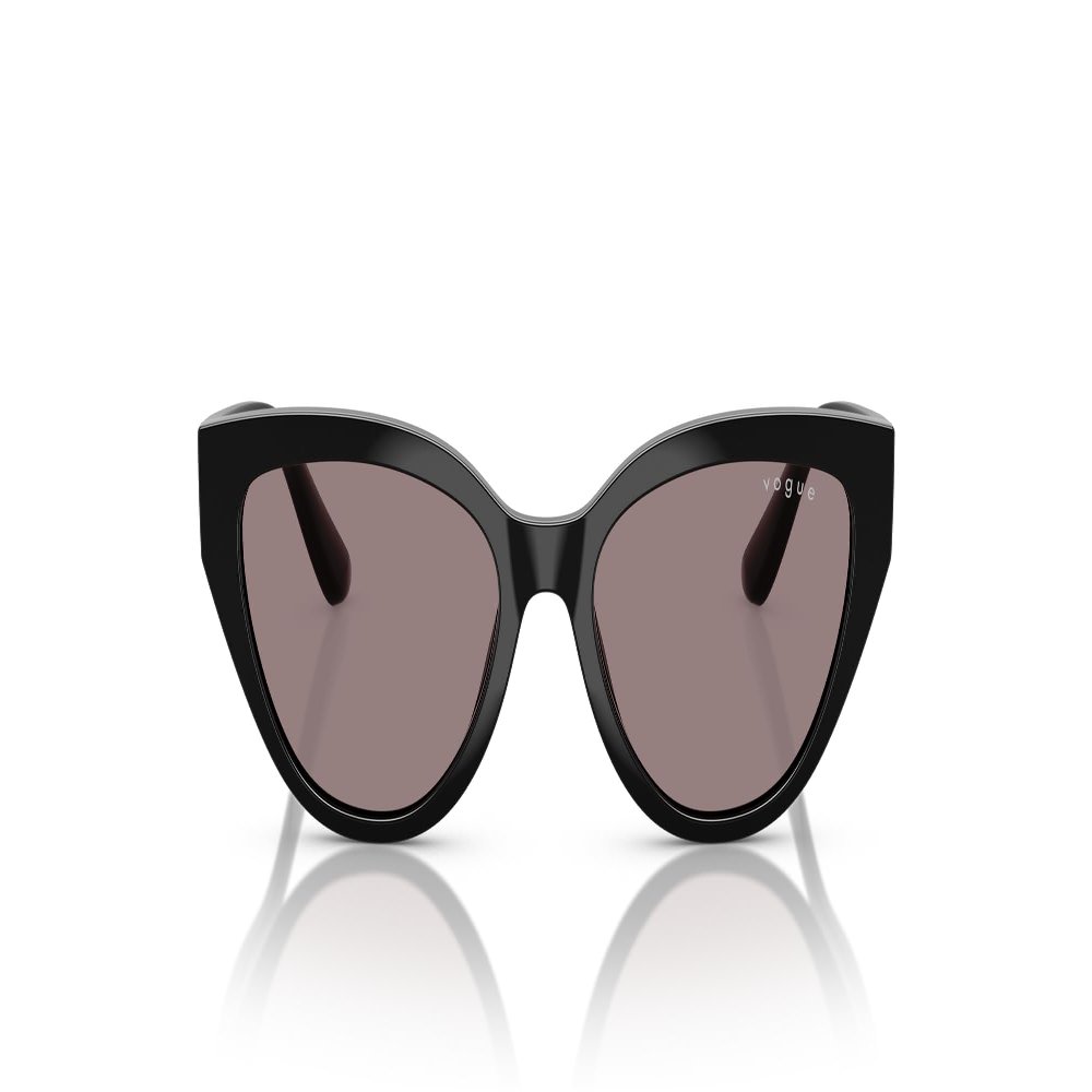 Vogue Eyewear VJ2026 Sunglasses, Black/Violet, 50 mm