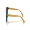Vogue Eyewear VJ2025 Sunglasses, Full Blue/Dark Brown, 46 mm view 3