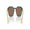 Vogue Eyewear VJ2025 Sunglasses, Full Blue/Dark Brown, 46 mm view 4