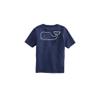 Vineyard Vines Girls' Vintage Whale Short-Sleeve Pocket Tee, Blue Blazer, 7 view 1