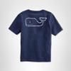 Vineyard Vines Girls' Vintage Whale Short-Sleeve Pocket Tee, Blue Blazer, 7 view 4