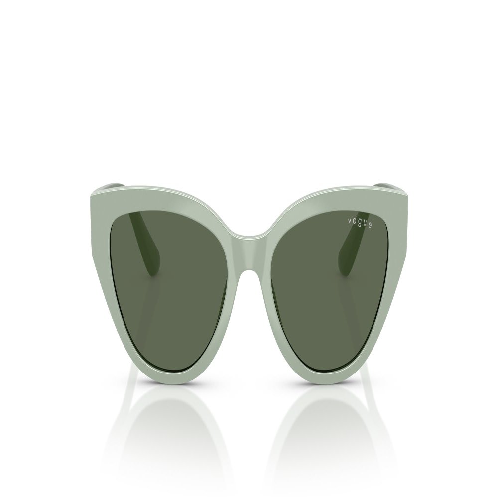 Vogue Eyewear VJ2026 Sunglasses, Full Light Green/Dark Green, 50 mm