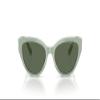 Vogue Eyewear VJ2026 Sunglasses, Full Light Green/Dark Green, 50 mm
