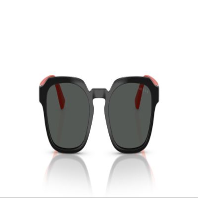 Vogue Eyewear VJ2025 Sunglasses, Black/Dark Grey, 46 mm
