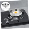 CATIEBYE Portable Stainless Steel Frying Pan Non-stick Cooking Utensil for Outdoor Camping Hiking Picnics Multi-functional Easy to Use Handle view 4