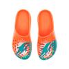 FOCO Men's NFL Colorblock Big Logo Clog, Miami Dolphins, X-Large view 2