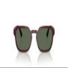 Vogue Eyewear VJ2025 Sunglasses, Full Bordeaux/Dark Green, 46 mm view 1
