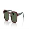 Vogue Eyewear VJ2025 Sunglasses, Full Bordeaux/Dark Green, 46 mm view 2