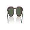 Vogue Eyewear VJ2025 Sunglasses, Full Bordeaux/Dark Green, 46 mm view 4
