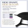 Equinavia Skylar Horse Riding Helmet  Lightweight Equestrian Helmet with Airflow Vents, Adjustable Dial & Removable Liner, ASTM F1163-23/SEI Certified - Black - M/L view 2