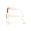 Vogue Eyewear VJ2026 Sunglasses, Ivory/Dark Brown, 50 mm view 3