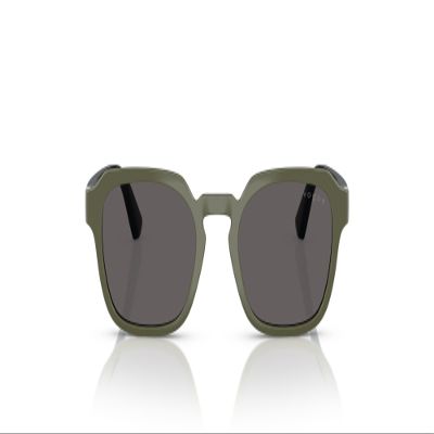 Vogue Eyewear VJ2025 Sunglasses, Full Army Green/Black Smoke, 46 mm