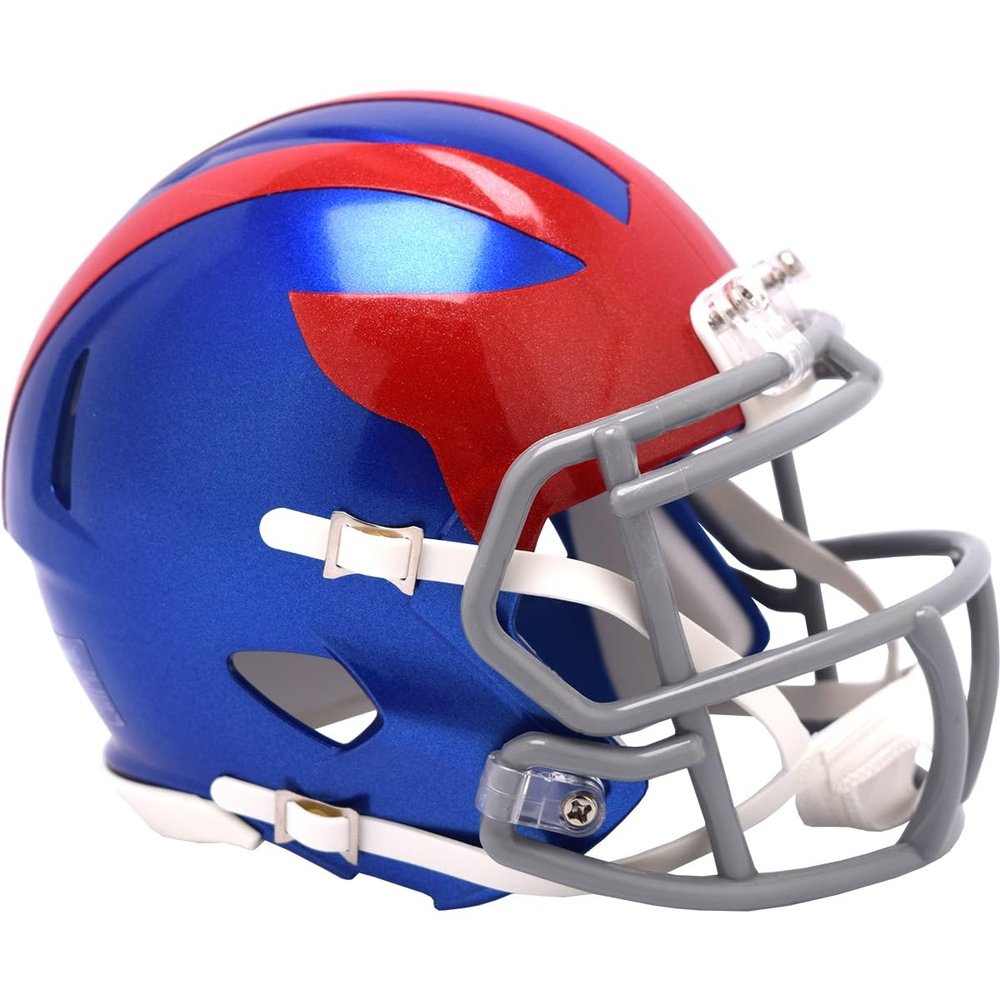 New York 2024 Alternate Speed Revolution Giants Mini Football Helmet