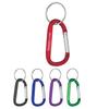 8mm Carabiner with Split Ring Add Customized Text Name or Personalized Image $1.12 Each - Sold in Pack of 300 - Purple view 2