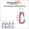 8mm Carabiner with Split Ring Add Customized Text Name or Personalized Image $1.12 Each - Sold in Pack of 300 - Purple view 3