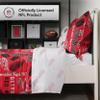 FOCO Detroit Red Wings NHL Team Color Bed in a Bag Comforter Bedding 5 Piece Set - Full view 2