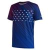 Mizuno Men's Patriot Star Printable Short Sleeve, Medieval Blue view 1