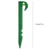 10 Pack Plastic Tent Stakes, Heavy Duty Tent Pegs Ground Pegs Garden Landscape Stake for Campings Outdoor and Garden Netting Lawn view 4