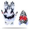 Joker Football Wide Receiver Gloves Jester Tacky Elite Pro Sticky Grip Palms Super Sports Performance Boost Game Skin Tight Kids Boys Sizes Youth Adult Men Wide Villain Battle USA (Adult XL) view 1
