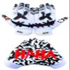Joker Football Wide Receiver Gloves Jester Tacky Elite Pro Sticky Grip Palms Super Sports Performance Boost Game Skin Tight Kids Boys Sizes Youth Adult Men Wide Villain Battle USA (Adult XL) view 4