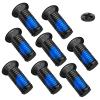 8PCS BikeFit Cleat Screws, 8.5mm 9.5mm 10.5mm, Phillips for Wahoo Speedplay Zero & ULA Walkable Cleat Fastening Screws (9.5mm) view 1