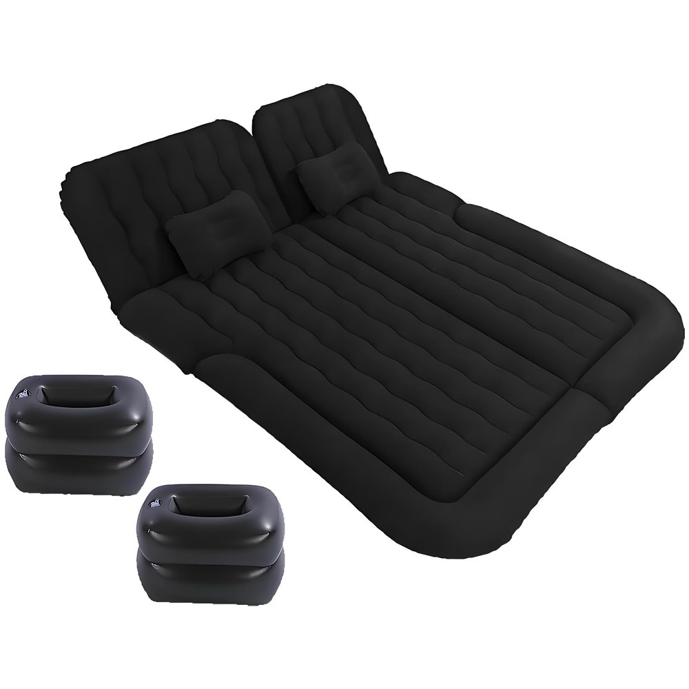 USGTYUS Car Inflatable Mattress for Nissan Pulsar Rouge Sentra Titan NAVARA Outdoor Travel Inflatable Air Mattress Comfort and Durability Car Sleeping Mattress,A-Inflatable Cushion + Back seat