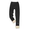 Winter Girls Cotton Fleece Lined Leggings Pants Thermal Leggings Toddler Baby Girls Warm (Dark Gray, 12-24 Months) view 1