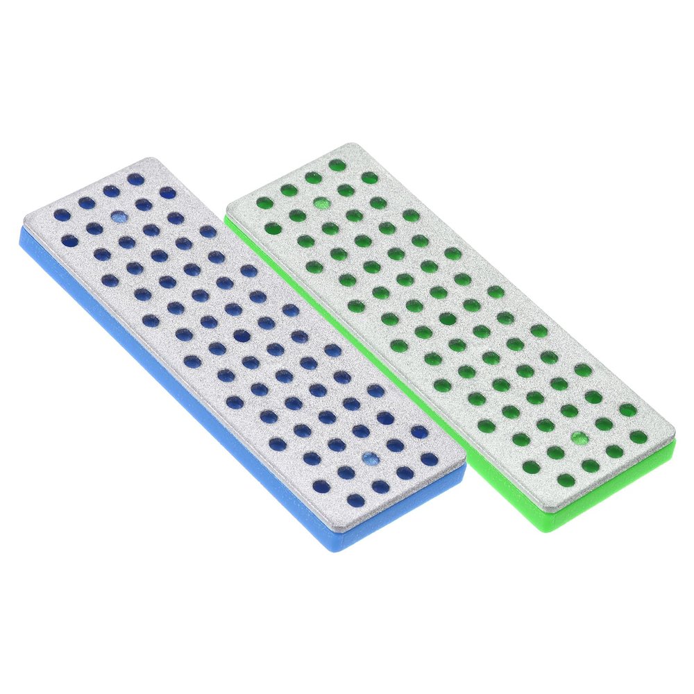 PATIKIL 70mm Extra-Coarse Ski Snowboard Diamond Stone,2Pcs Ski Edge Sharpener Diamond Edge Files Snowboard Whetstone, Multicolored