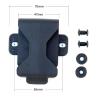 1PC Roating Deep Carry Pocket Clip with 2 Sets Screws Fits for K Sheath, Nylon Back Clip Belt Clp for Knife Case view 2