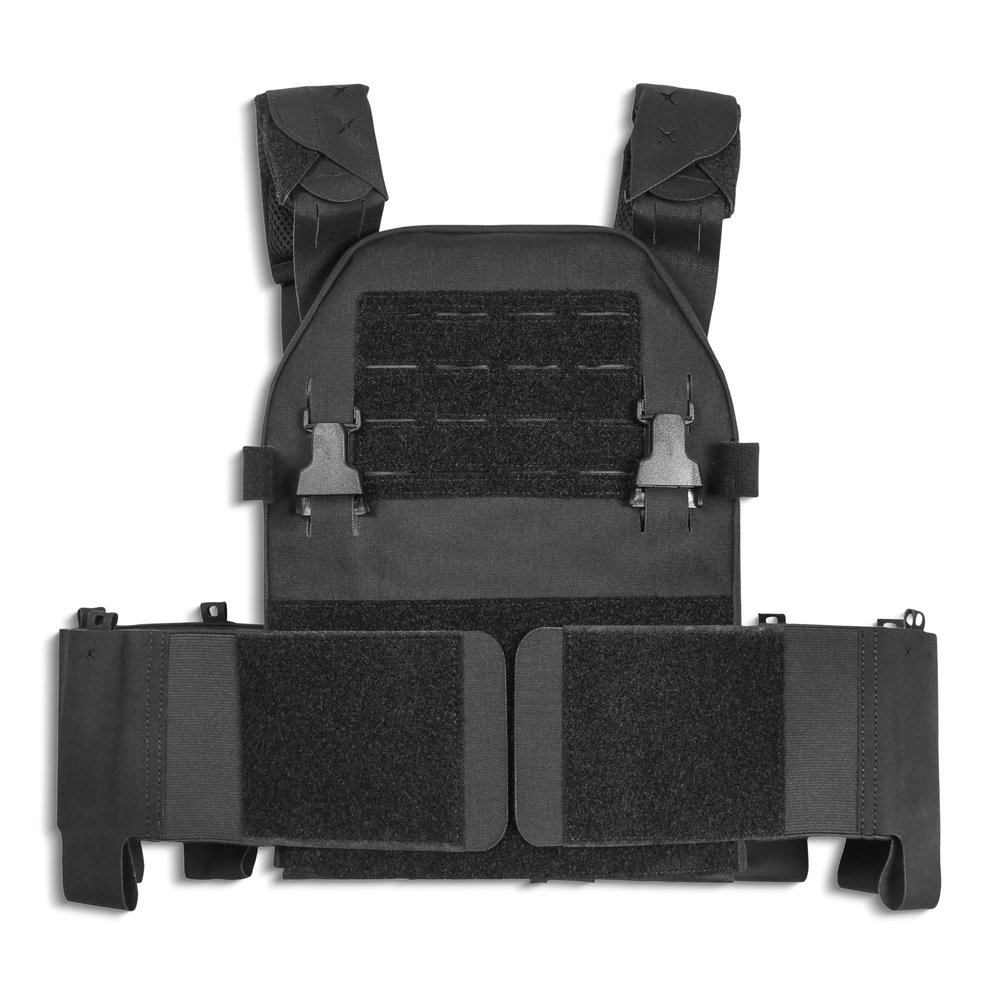 ACETAC LPPC V.2 Tactical Vest, Low-Profile Vest, Modular, Placard Compatible, Made from 1000D Nylon Laminates MultiCam (Black)