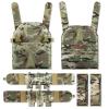 ACETAC LPPC V.2 Tactical Vest, Low-Profile Vest, Modular, Placard Compatible, Made from 1000D Nylon Laminates MultiCam (Black) view 3