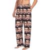 Custom Pajamas with Face Custom Casual Pajama Pants for Men Personalized Pajama Set with Photo Image Customize Funny Text Logo Pj Pants Customize Your Own Photos/Text Medium view 2