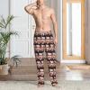 Custom Pajamas with Face Custom Casual Pajama Pants for Men Personalized Pajama Set with Photo Image Customize Funny Text Logo Pj Pants Customize Your Own Photos/Text Medium view 3