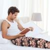 Custom Pajamas with Face Custom Casual Pajama Pants for Men Personalized Pajama Set with Photo Image Customize Funny Text Logo Pj Pants Customize Your Own Photos/Text Medium view 4