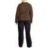 City Chic Women's Plus Size Ivy Sweater, 14 Walnut view 2
