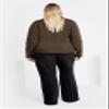 City Chic Women's Plus Size Ivy Sweater, 14 Walnut view 4