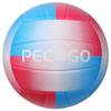PECOGO Volleyball Size 5 PU Leather Soft Indoor Outdoor Volleyballs Sports Training Game Play Ball for Beginner, Teenager, Adult, 8.2 (Pink+Blue) view 1