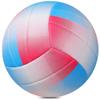 PECOGO Volleyball Size 5 PU Leather Soft Indoor Outdoor Volleyballs Sports Training Game Play Ball for Beginner, Teenager, Adult, 8.2 (Pink+Blue) view 3