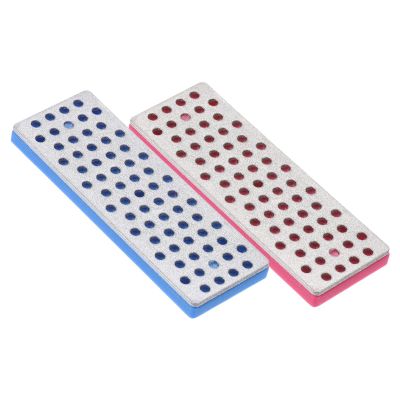 PATIKIL 70mm Extra-Coarse Ski Snowboard Diamond Stone,2Pcs Ski Edge Sharpener Diamond Edge Files Snowboard Whetstone, Multicolor