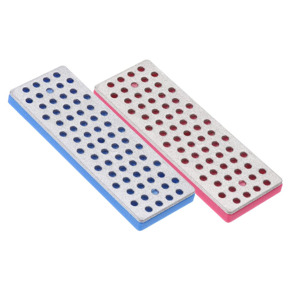 PATIKIL 70mm Extra-Coarse Ski Snowboard Diamond Stone,2Pcs Ski Edge Sharpener Diamond Edge Files Snowboard Whetstone, Multicolor